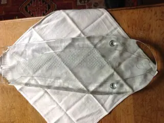 Serveerschaal vis- glas - lengte 57cm - nieuw