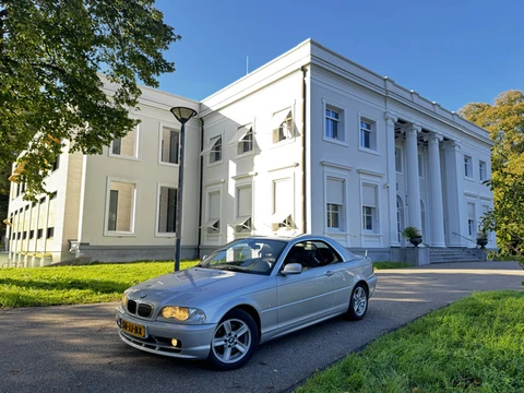 BMW 3 Serie 325ci 6 AUT CABRIO + HARDTOP MOOI ZWART LEDER, 6 CILINDER