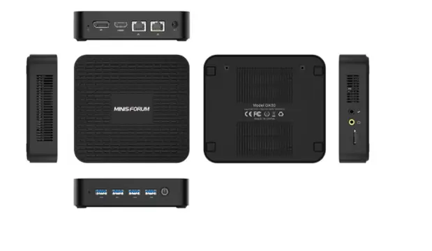 MINISFOURM GK50 Windows10 Mini 8GB RAM 256GB SSD 2.4G5G WIFI