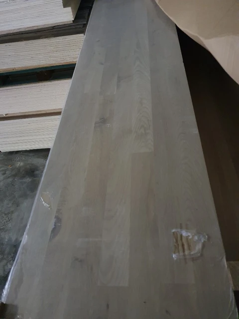 eiken meubelpanelen nieuw 18mm dik 40cm breed lang 4m 125 euro