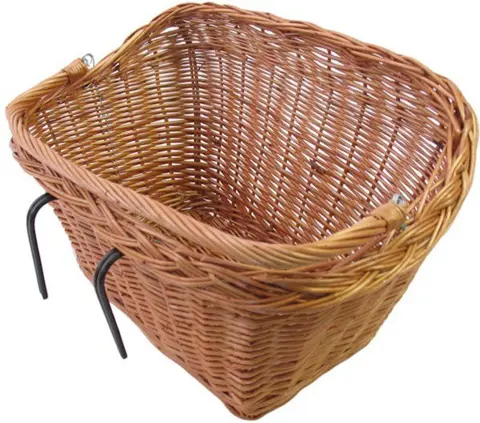 Rieten mand basil dublin vierkant - 49x34x27 cm