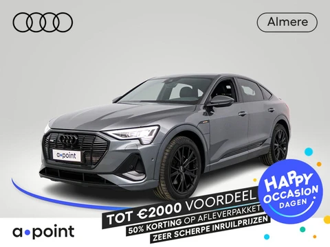 Audi e-tron Sportback 55 quattro S edition 95 kWh 408 pk | Navigatie | Panoramadak | Parkeersensoren
