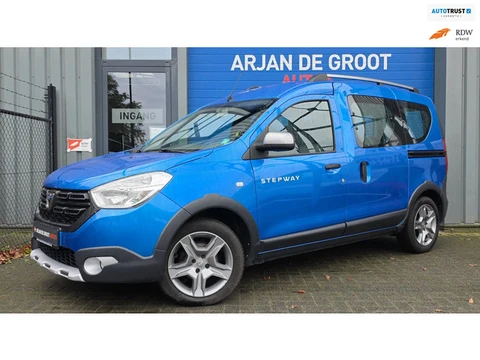 Dacia Dokker 1.6 102PK Stepway Airco Navi Cruise Trekhaak Dealer onderhouden