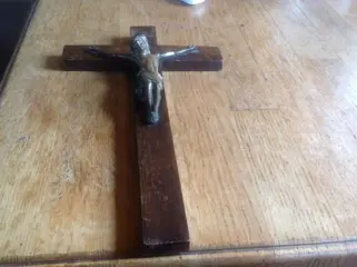 Kruisbeeld oud,koper / brons???