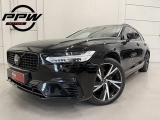 Volvo V90 T8 AWD Ultimate Dark Long Range 455PK PANO/B&W/TREKHAAK/NAPPA-LEER/VENTILATIE+MASSAGE/SOH 
