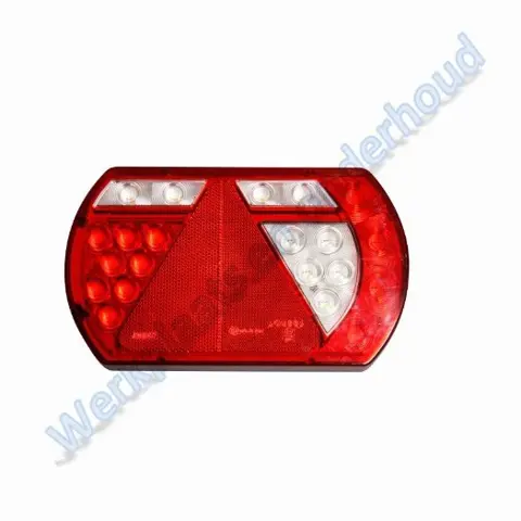 Led achterlicht L.12v met Aspock aansluiting