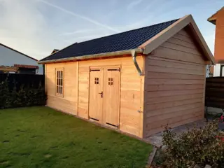 Douglas houten bijgebouwen op maat