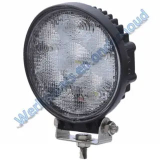 Led werklamp 10-30V rond 18W Radio ontstoord
