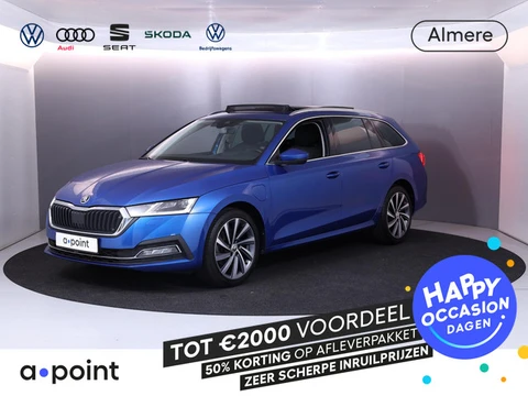 Skoda Octavia Combi 1.4 TSI iV PHEV Style 204 pk Automaat (DSG) | Navigatie | Panoramadak | SOH 87% 