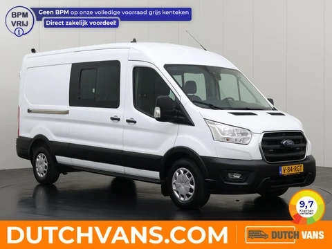 Ford Transit 2.0TDCI 130PK Automaat L3H2 Dubbele Cabine | 7-Persoons | Navigatie | Camera Multimedia