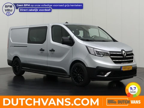 Renault Trafic 2.0DCi Lang Dubbele Cabine 6-Persoons | Multimedia | Airco | Cruise | Betimmering