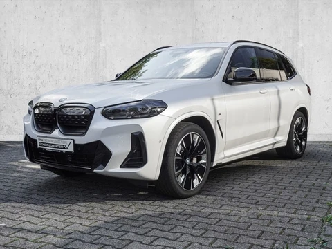 BMW iX3 M-SPORT 80 kWh (210kW/286pk) ** LED, LEDER, PANO, TREKH, VERW. STUUR, 20-inch LMV ** 1e EIG 
