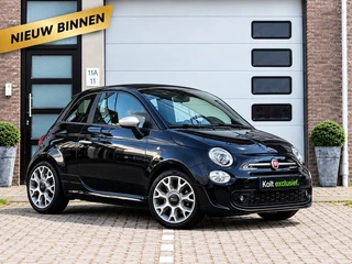 Fiat 500C 1.0 Hybrid Rockstar Cabrio | Sport Pakket | CarPlay | Climate | 16" LM Velgen | Leder Spor