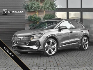Audi Q4 e-tron 50 quattro S-Line 77 kWh Leren Bekleding Panoramadak Trekhaak ACC Matrix 21 inch Velg