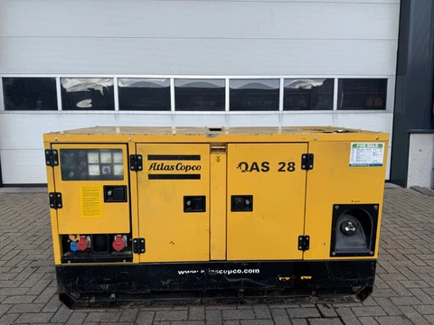 Atlas-Copco QAS 28 YDS Yanmar 30 kVA Silent generatorset Aggregaat Stroomgroep