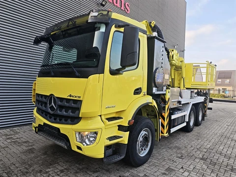 Mercedes-Benz Arocs 2632 6x4 AMV 11 SWL 1000 Tunnelplatform