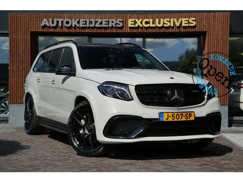 Mercedes-Benz GLS AMG 63 4MATIC Panoramadak 7 persoons Adapt. Cruise Entertainment Stoelvent. Carbon