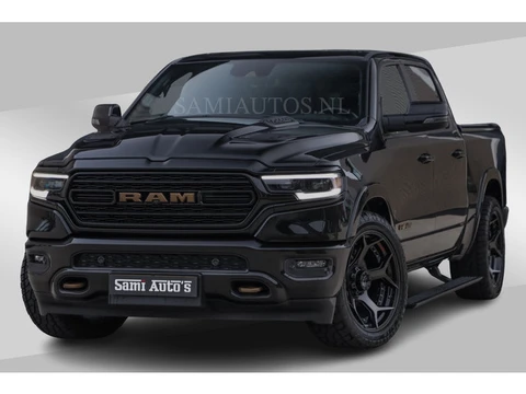 Dodge Ram BLACK ON BLACK LIMITED | 5.7 V8 402 PK | 74950,- | HUD | DIKKE WIELEN | LUCHTVERING | LUXE