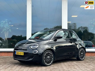 Fiat 500 C Cabrio - RED 42 kWh - Carplay, Camera - 17 LM