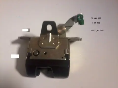 Achterklep slot mechaniek Opel Corsa B 90114097