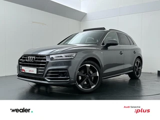 Audi Q5 55 TFSI e quattro Competition | SoH 89% | 367 PK | Trekhaak | Panoramadak | Luchtvering | Ac