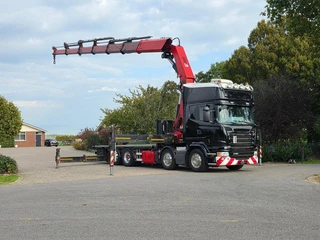 Scania R490 8x2 EURO6!! HIAB 85TM! AFSTANDSBEDIENING!!TOP!! DK1331