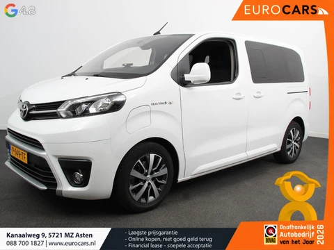 Toyota PROACE Electric Verso Luxury L2 8persoons PERSONENBUS 8p SOH 89% Navigatie Parkeersensoren Cr