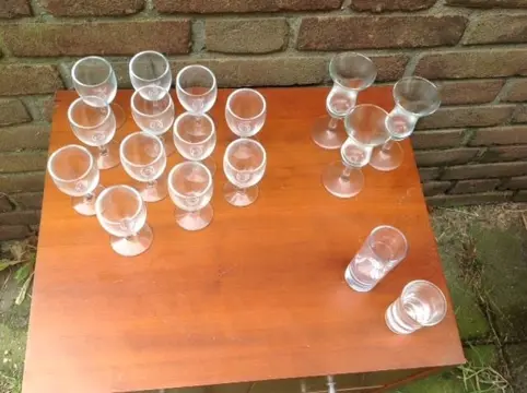 Glazen - wijn / borrelglazen