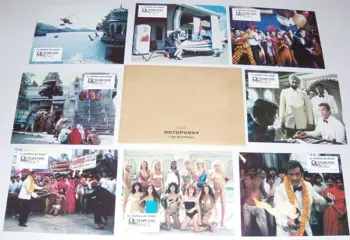OCTOPUSSY FRANSE lobbycard set.