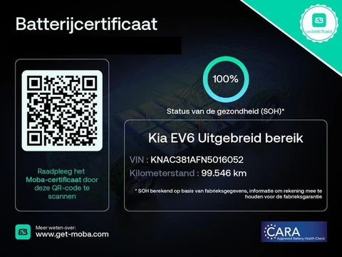 Kia EV6 PLUS 77KWH ACCU 100% GARANTIE TOT 2032*!* BIJNA 2022. STUUR & STOEL VERWARMING . PARKEERSENS