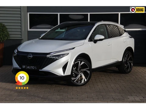 Nissan Qashqai 1.3 MHEV DIG-T Xtronic Tekna Plus | Pano-Dak | BLIS | Leder | 360 Camera | HUD | Keyl