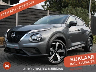 Nissan Juke Tekna 1.6 Hybrid 143PK Automaat Navigatie, Leder, Bose, Rondomzichtcamera, Keyless, Stoe