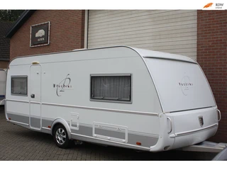 Tabbert Puccini 560 Garantie, Frans Bed, 2e Eigenaar, Voor tent, Boiler, Mover, Vast toilet, Kachel.