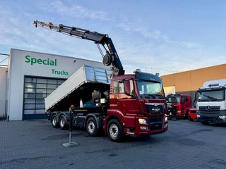 MAN TGS 35.480 BL / 8x4 / Euro 6 / Kipper / Bord matic / HIAB 244 EP-5 HiPro / 240.121km