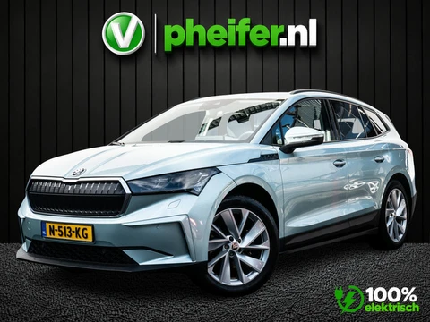 Škoda Enyaq iV 60 SOH 92% Stuurverwarming/ Matrix Led/ Camera/ Blindspot/ Carplay/ Half leer
