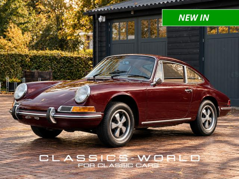 PORSCHE 912 CoupÃ© Â Burgundy Red Â Matching Numbers Â California Delivered
