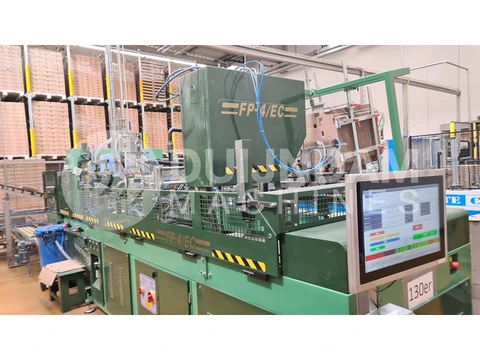 Boix PF-4/EC + AMP/R dozenopzetmachine met dozenstapelaar