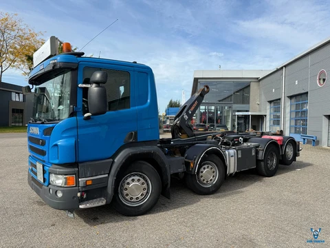 Scania P450 / 8X2 / HIAB 26 TON HOOK / NAVI / SMART TACHO / FULL-AIR / CLEAN TRUCK / AUTOMATIC / EUR