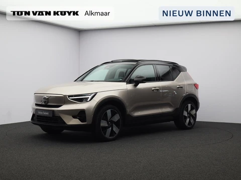 Volvo XC40 Recharge Twin Ultimate 78 kWh / Pan. dak / Nubuck / Privacy glass / 20" / Stoel+stuurwiel
