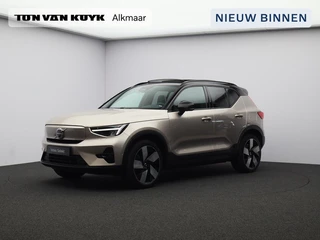 Volvo XC40 Recharge Twin Ultimate 78 kWh / Pan. dak / Nubuck / Privacy glass / 20" / Stoel+stuurwiel
