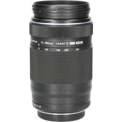 Tweedehands Olympus M.Zuiko Digital ED 75-300mm f/4.8-6.7 II - Zwart CM0269