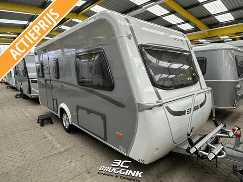 Eriba Nova Light 470 ENKELE BEDDEN   1.500 KG