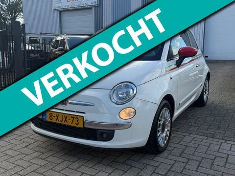 Fiat 500 1.4-16V 100PK Navi Clima Leder Topstaat!!
