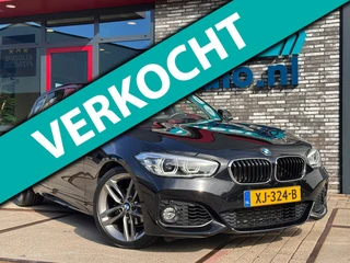 BMW 1-serie 118i High Executive M-SPORT AUT. NAVI.PROF l LEDER l ST-VERW l 18 INCH l ORG.NL l PDC l 