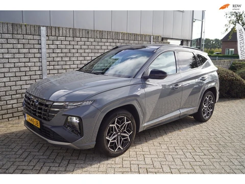 Hyundai Tucson 1.6 T-GDI Hybrid N-Line Autom Panodak Leder/Alcantara Sportst Stoel/Stuur A Bankverw 