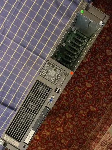 Een goed werkende HP Proliant DL 380 G5 server.
