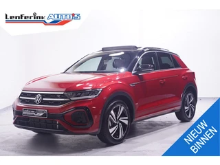 Volkswagen T-Roc 1.5 TSI 150 pk R Line Aut. Two Tone Rood/Zwart, Panodak, LED Koplampen, Camera, Ada