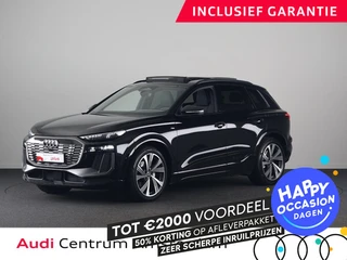 Audi Q6 e-tron S edition quattro 100 kWh 367 pk | Panoramadak | Warmtepomp | Navigatie  | Trekhaak (