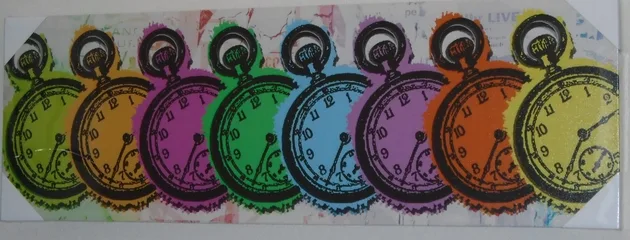 SCHILDERIJ CANVAS ZAKHORLOGES, 90x30 cm Nieuw