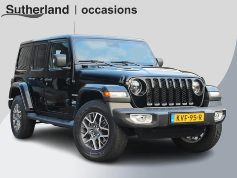 Jeep Wrangler Unlimited 4xe 380pk Sahara PHEV | Leder | Stoel- & Stuurverwarming | Navigatie | Afnee
